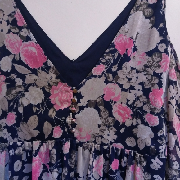 INC International Concept Floral Print Dress. - Picture 3 of 4